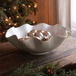 ENCANTO Carola Extra Large Bowl (Cream and White) - Image 3