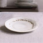 FINAL SALE - CERAMIC Valentina Salad Plate Set of 4 (Dusty White)