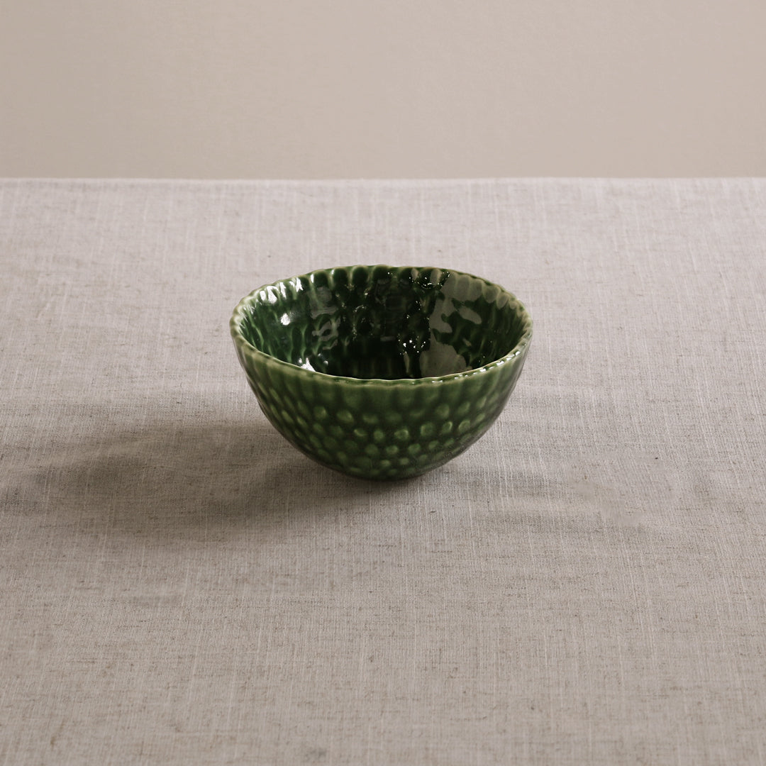 2186 FINAL SALE - CERAMIC Aurora Dip Bowl Set of 2 (Green) - Image 1