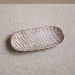 FINAL SALE - CERAMIC Aurora Rectangular Platter (Dusty White) - Image 2