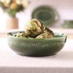 FINAL SALE - CERAMIC Valentina Large Bowl (Green)