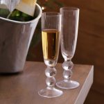 GLASS Venice Champagne Flute Set of 4 (Clear) 6 fl oz