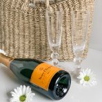 GLASS Venice Champagne Flute Set of 4 (Clear) 6 fl oz - Image 9