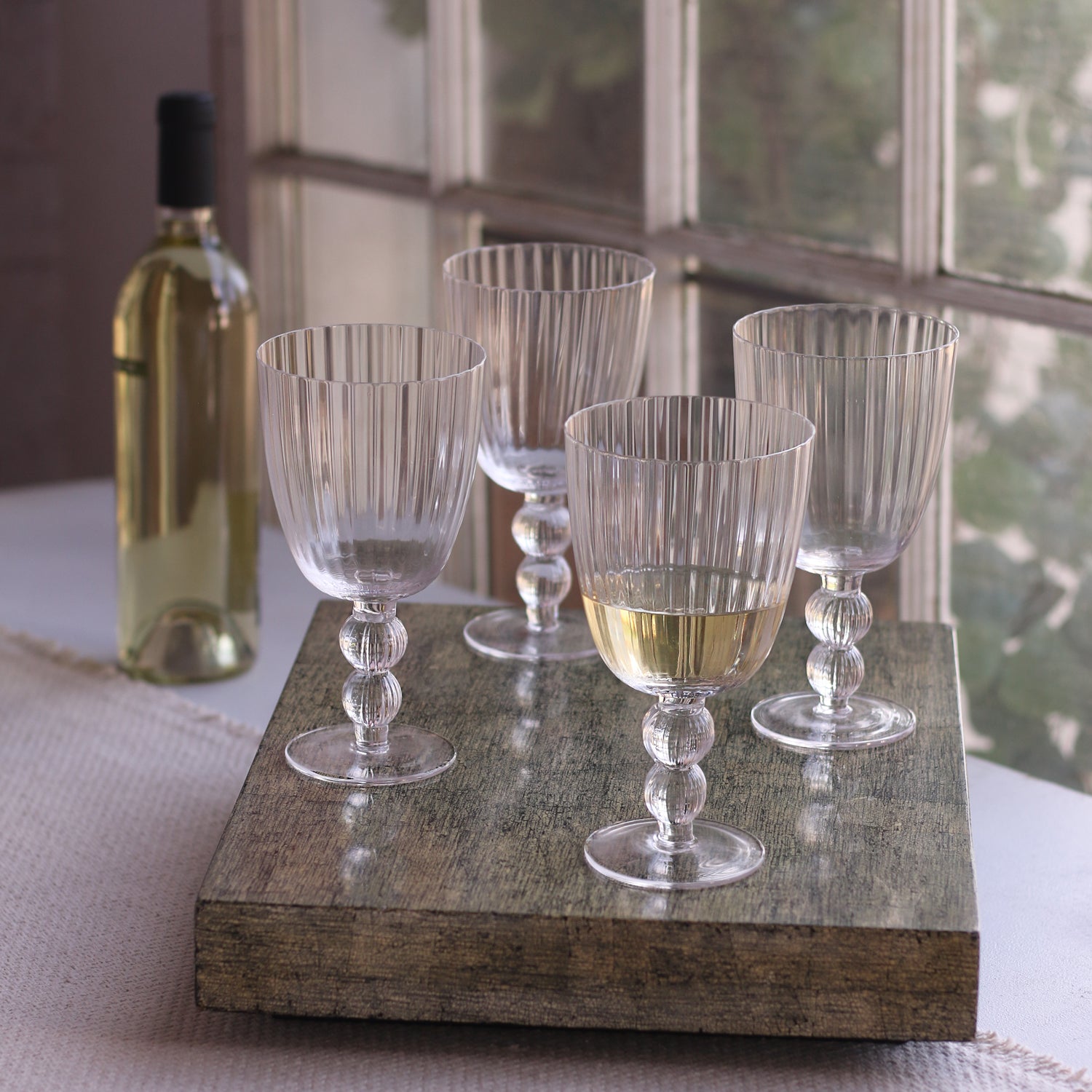 2209_10 GLASS Venice All Purpose Set of 4 (Clear) 12 fl oz - Image 1