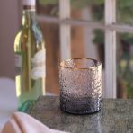 GLASS Croc Double Old Fashioned with Gold Rim Set of 4 (Smoke Grey) 14 fl oz - Image 6