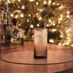 GLASS Croc Highball with Gold Rim Set of 4 (Smoke Grey) 16 fl oz - Image 2