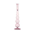 FINAL SALE - GLASS Cambridge Olivia 12" Candlestick Holder Set of 2 (Light Pink) - Image 2