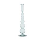 GLASS Cambridge Olivia 12" Candlestick Holder Set of 2 (Light Green) - Image 2