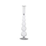 GLASS Cambridge Olivia 12" Candlestick Holder Set of 2 (Clear) - Image 2