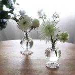 GLASS Cambridge Louise 5" Bud Vase Set of 2 (Clear)
