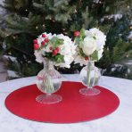 GLASS Cambridge Ella 7" Bud Vase Set of 2 (Clear) - Image 3