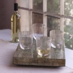 GLASS Venice Stemless Wine Glass/Double Old Fashioned Set of 4 (Clear) 14 fl oz