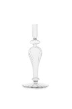 GLASS Cambridge Daphne 8.5" Candlestick Holder Set of 2 (Clear) - Image 2