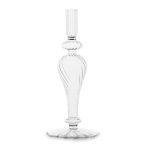 GLASS Cambridge Daphne 8.5" Candlestick Holder Set of 2 (Clear) - Image 3