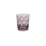 FINAL SALE - GLASS Carved Double Old Fashioned Set of 6 (Multi) - Image 4