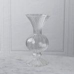 GLASS Cambridge Flora Flower Vase Set of 2 (Clear)
