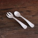 VIDA Havana Large Salad Servers White