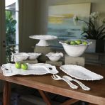 VIDA Alegria Rectangular Tray with Handles White - Image 16