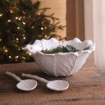VIDA Lettuce Large Bowl (White) - Image 3