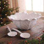 VIDA Lettuce Large Salad Servers (White) - Image 3