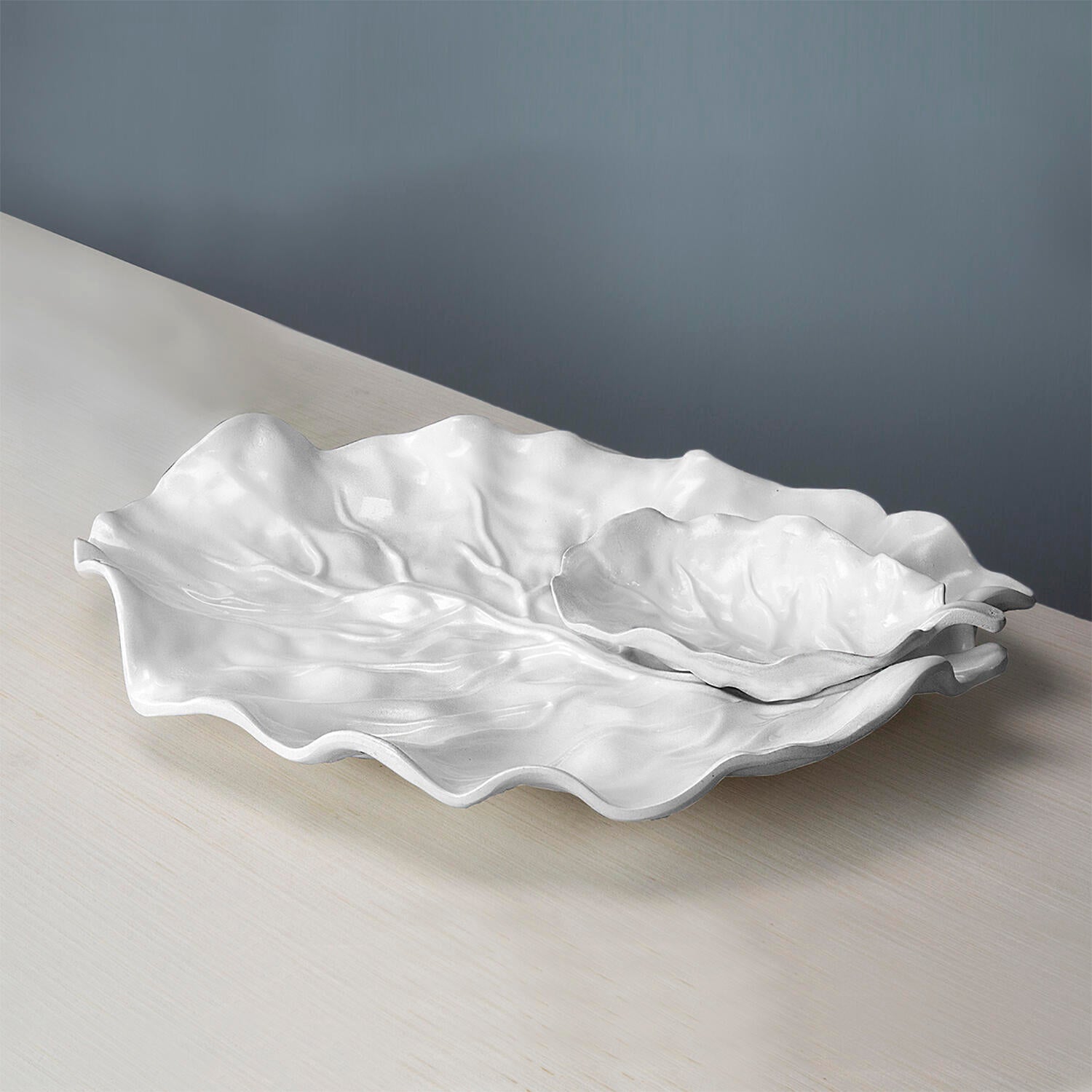 2472 VIDA Lettuce Leaf Chip & Dip (White) - Image 1