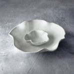 VIDA Nube Bowl with Dip (White)