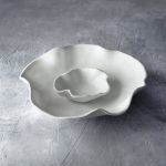 VIDA Nube Bowl with Dip (White)