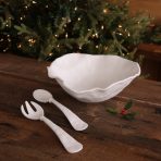 VIDA Nube Large Salad Servers (White) - Image 9