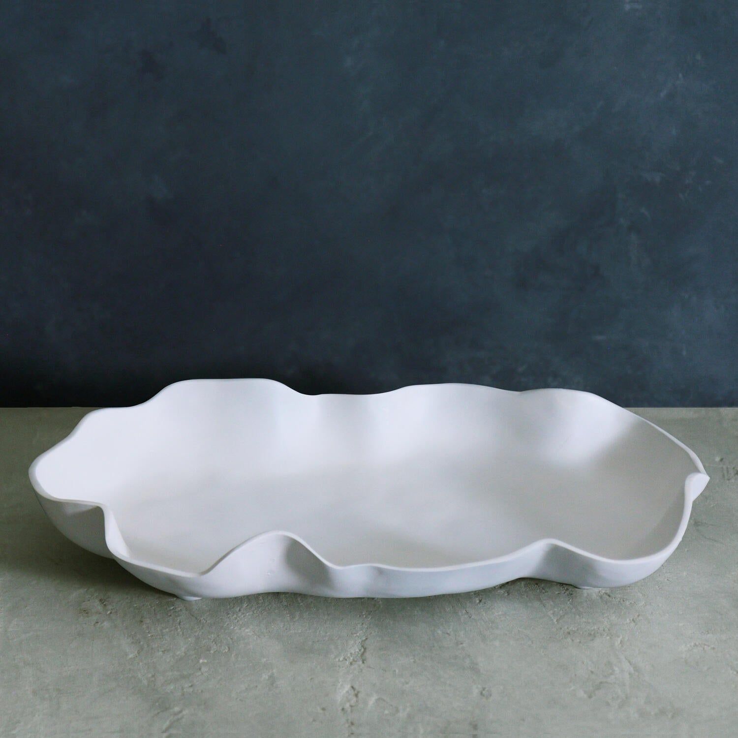 2502 VIDA Nube Large Platter (White) - Image 1