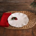 VIDA Alegria 11" Dinner Plate Set of 4 (White) - Image 6