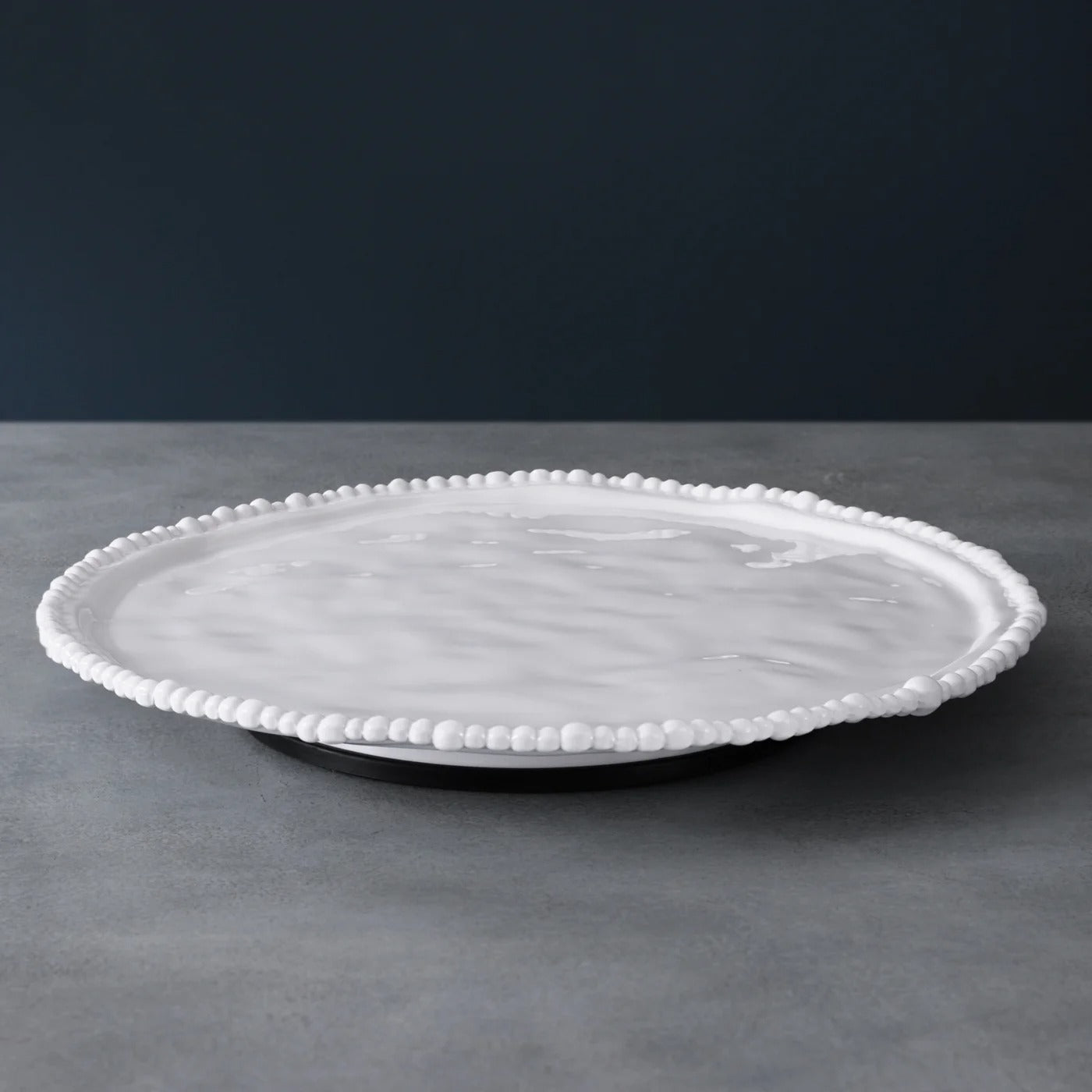 2517_lg FINAL SALE - VIDA Alegria 14" Lazy Susan (White) - Image 1