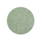 VIDA Round Woven Placemats Set of 4 (Green) - Image 5