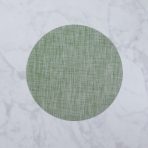 VIDA Round Woven Placemats Set of 4 (Green) - Image 2