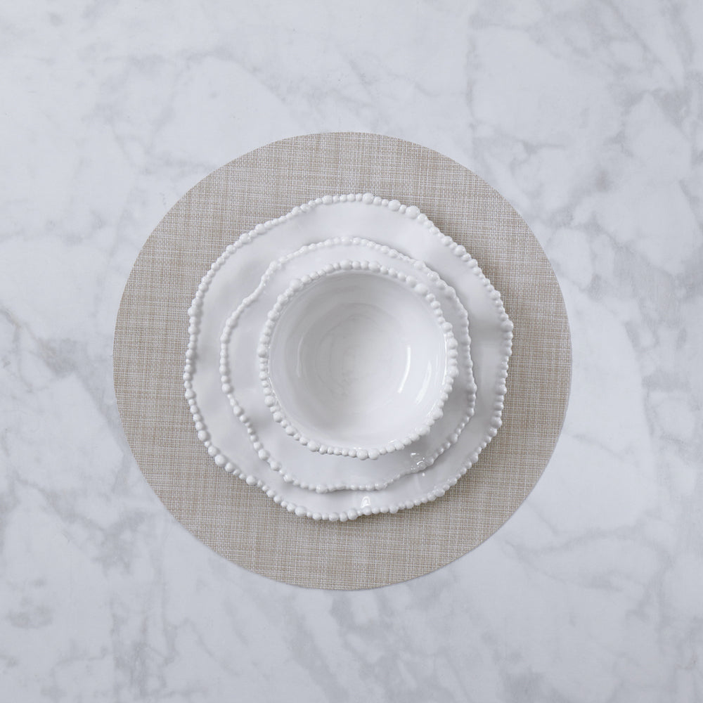 2524 VIDA Round Woven Placemat Set of 4 (Natural) - Image 1