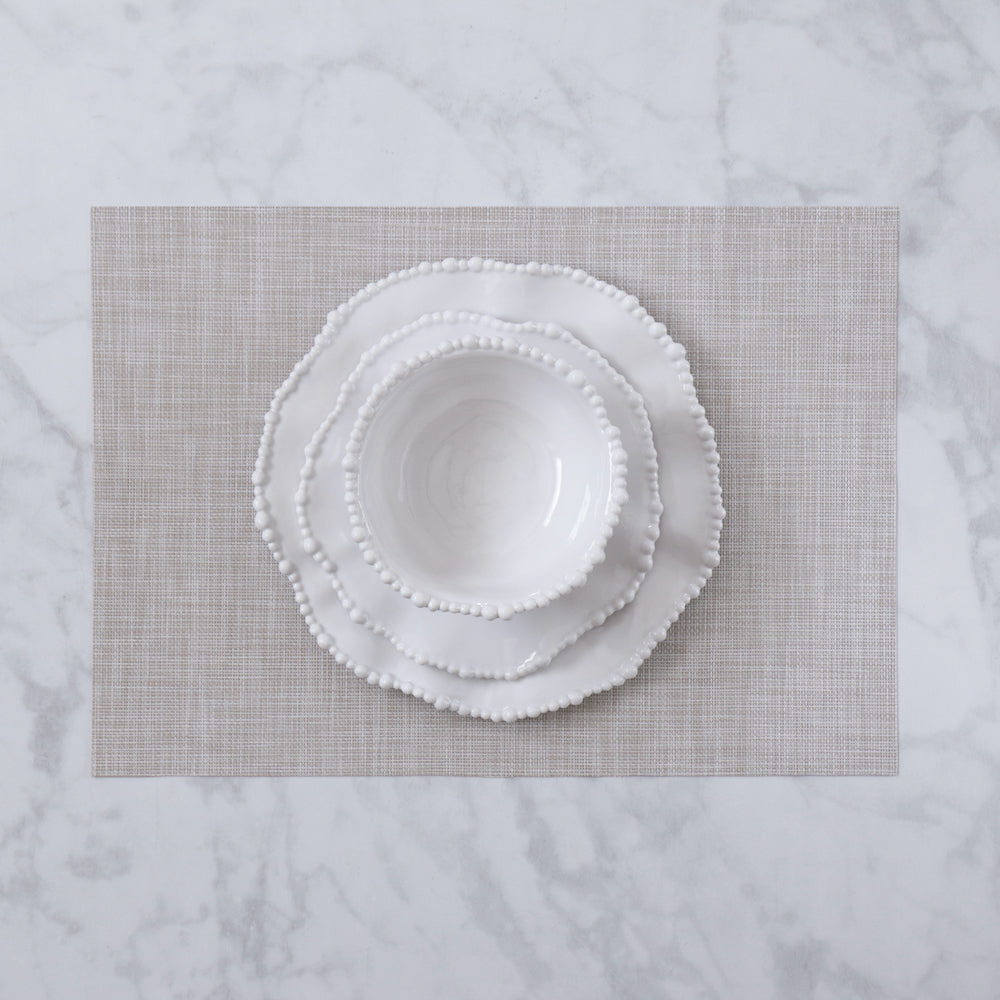 2530 FINAL SALE - VIDA Rectangular Woven Placemats Set of 4 (Natural) - Image 1