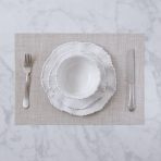FINAL SALE - VIDA Rectangular Woven Placemats Set of 4 (Natural) - Image 3