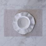 FINAL SALE - VIDA Rectangular Woven Placemats Set of 4 (Rattan)