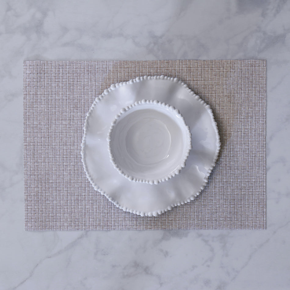 2531_2 FINAL SALE - VIDA Rectangular Woven Placemats Set of 4 (Rattan) - Image 1