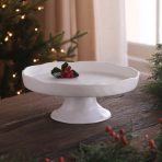 VIDA Nube Round Pedestal Cake Plate (White) - Image 4