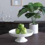 VIDA Nube Round Pedestal Cake Plate (White) - Image 11