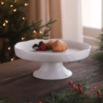 VIDA Nube Round Pedestal Cake Plate (White) - Image 7
