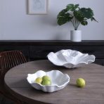 VIDA Bloom Medium Wavy Bowl (White) - Image 5