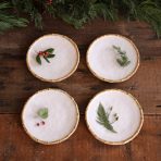 VIDA Bamboo 9" Salad Plate Set of 4 (White and Natural) - Image 9
