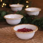 VIDA Bamboo 7.5" Cereal Bowl Set of 4 (White and Natural) - Image 9