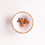 VIDA Bamboo 7.5" Cereal Bowl Set of 4 (White and Natural) - Image 5