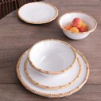 VIDA Bamboo 7.5" Cereal Bowl Set of 4 (White and Natural) - Image 10