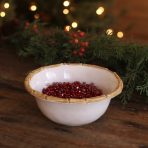 VIDA Bamboo 7.5" Cereal Bowl Set of 4 (White and Natural) - Image 6