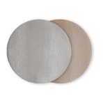 VIDA Croc Reversible 16" Round Placemats Set of 4 (Silver and Gold) - Image 7