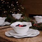 VIDA Havana 7" Cereal Bowl Set of 4 (White) - Image 4
