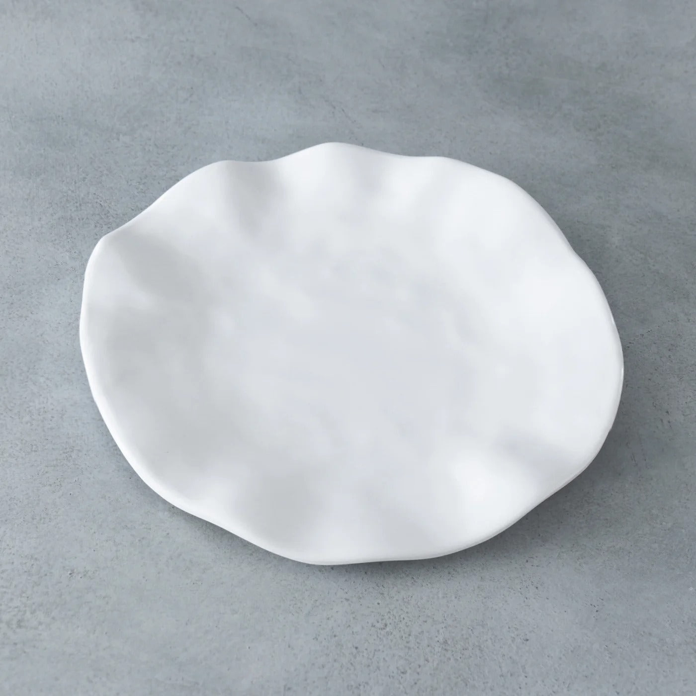 2572_lg VIDA Havana 9" Salad Plate Set of 4 (White) - Image 1